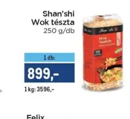 Metro Shanshi Wok tészta ajánlat
