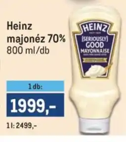 Metro Heinz majonéz 70% ajánlat