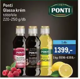 Metro Ponti Glassa krém ajánlat