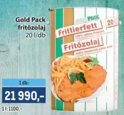 Metro Gold Pack fritőzolaj ajánlat