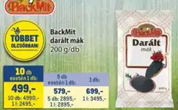 Metro BackMit darált mák ajánlat