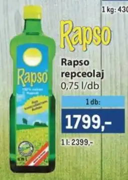 Metro Rapso repceolaj ajánlat