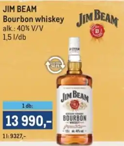 Metro Jim Beam Bourbon whiskey ajánlat