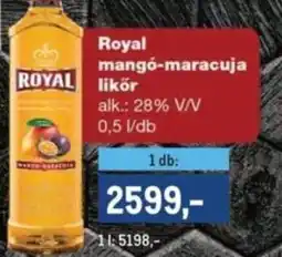 Metro Royal mangó-maracuja likőr ajánlat