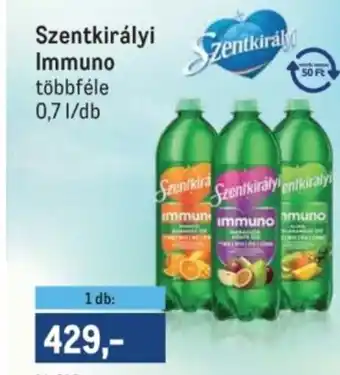 Metro Szentkirályi Immuno ajánlat