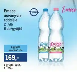 Metro Emese ásványvíz ajánlat