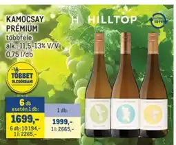 Metro Hilltop Kamocsay Prémium ajánlat