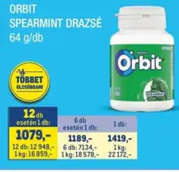 Metro Orbit Spearmint drazsé ajánlat