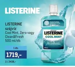 Metro Listerine szájvíz ajánlat
