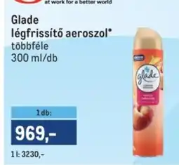 Metro Glade légfrissítő aeroszol ajánlat