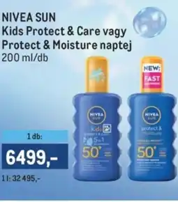 Metro Nivea Sun Kids Protect & Care vagy Protect & Moisture naptej ajánlat