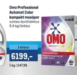 Metro Omo Professional Automat Color kompakt mosópor ajánlat