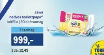 Metro Zewa nedves toalettpapír ajánlat