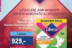 Metro Libresse Natural Care Normal tisztasági betét ajánlat