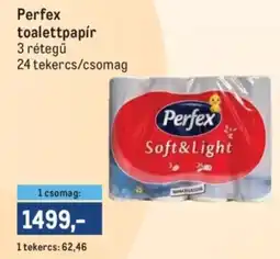 Metro Perfex toalettpapír ajánlat