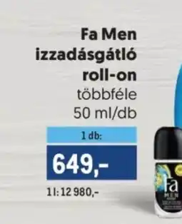 Metro Fa Men izzadásgátló roll-on ajánlat