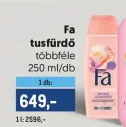 Metro Fa tusfürdő ajánlat