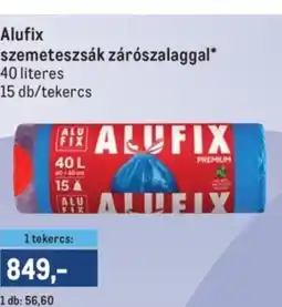 Metro Alufix szemeteszsák zárószalaggal ajánlat