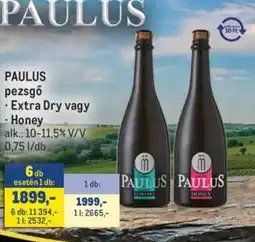 Metro Paulus pezsgő ajánlat