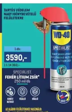 Metro WD-40 Specialist Fehér Lítium Zsír ajánlat