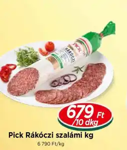 Real Pick Rákóczi szalámi ajánlat