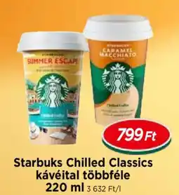 Real Starbucks Chilled Classics kávéital ajánlat