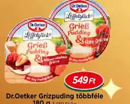 Real Dr. Oetker Grízpudding ajánlat