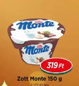 Real Zott Monte ajánlat
