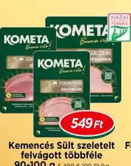 Real Kometa Kemencés Sült szeletelt felvágott ajánlat