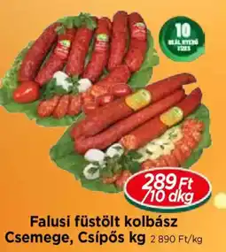 Real Falusi füstölt kolbász ajánlat