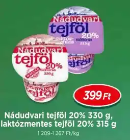 Real Nádudvari tejföl 20% ajánlat