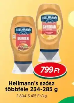 Real Hellmanns szósz ajánlat