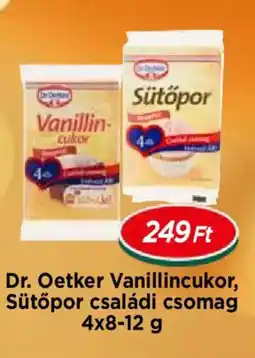 Real Dr. Oetker Vanillincukor, Sütőpor családi csomag ajánlat
