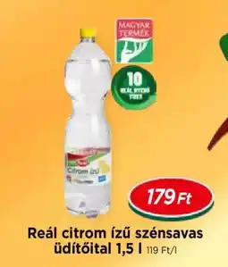 Real Reál citrom ízű szénsavas üdítőital ajánlat