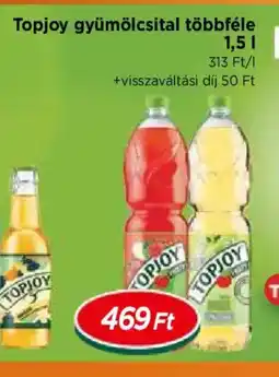 Real Topjoy gyümölcsital ajánlat