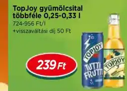 Real TopJoy gyümölcsital ajánlat