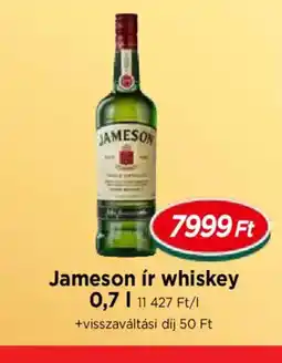 Real Jameson ír whiskey ajánlat