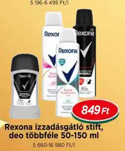 Real Rexona izzadásgátló stift, deo ajánlat
