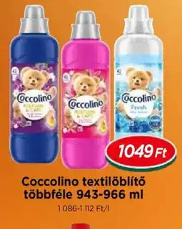 Real Coccolino textilöblítő ajánlat
