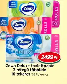Real Zewa Deluxe toalettpapír ajánlat