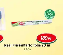Real Reál Frissentartó fólia ajánlat