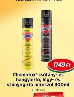 Real Chemotox csótány- és hangyairtó, légy- és szúnyogirtó aeroszol ajánlat