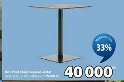 JYSK KAPPRUET kerti kávézó asztal ajánlat