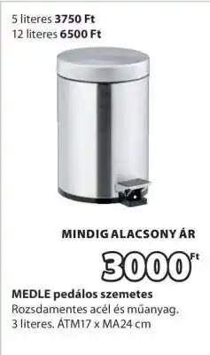 JYSK MEDLE pedálos szemetes ajánlat