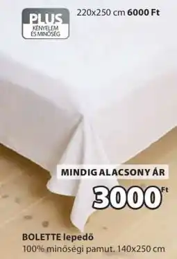 JYSK BOLETTE lepedő ajánlat