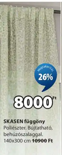 JYSK SKASEN függöny ajánlat