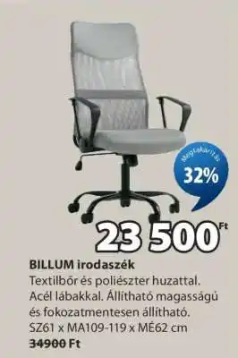 JYSK BILLUM irodaszék ajánlat
