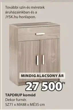 JYSK TAPDRUP komód ajánlat