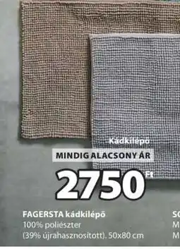 JYSK FAGERSTA KÁDKILÉPŐ ajánlat