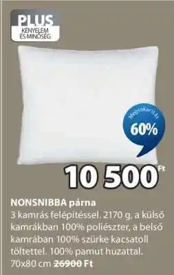 JYSK NONSNIBBA párna ajánlat